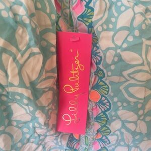 Lilly Pulitzer off the shoulder light weight soft dress